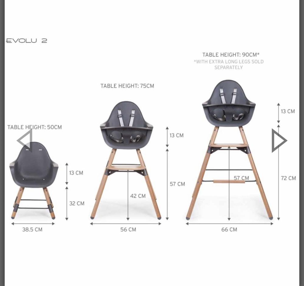 Продам стульчик доя кормления Childhome Evolu 2 с бампером