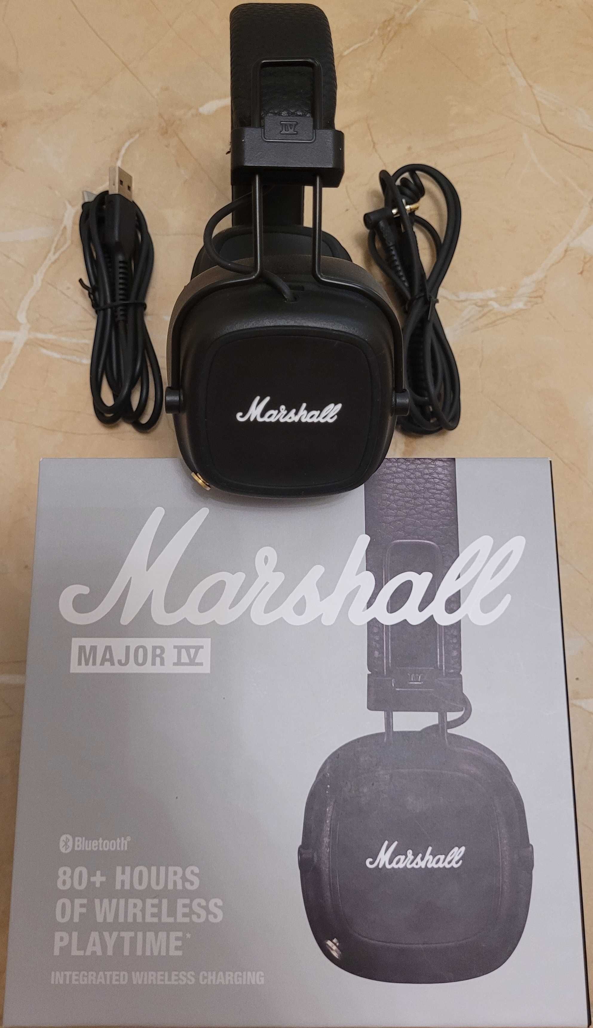 Навушники Marshall major 4 Маршал iv нові запак чорні оригінал