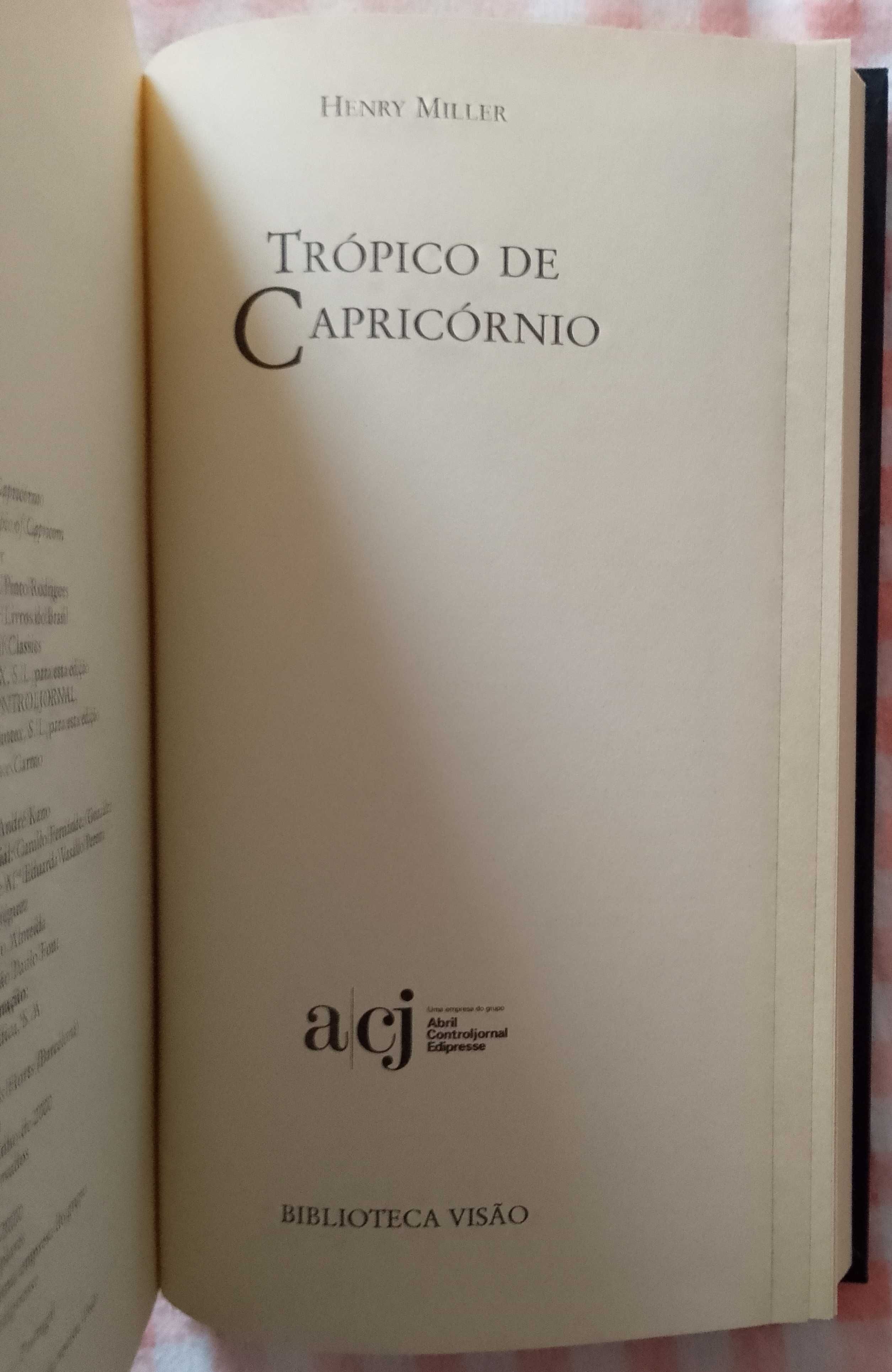 Trópico de Capricórnio, Henry Miller