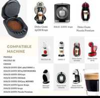 Adaptador ou cápsulas reutilizáveis para máquina DOLCE GUSTO