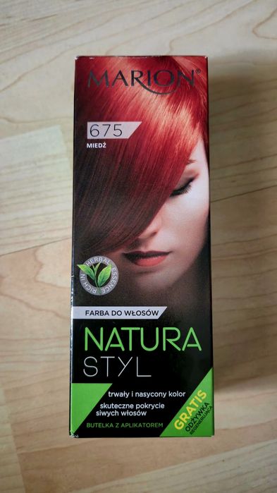 Farba do włosów Marion 675 MIEDŹ