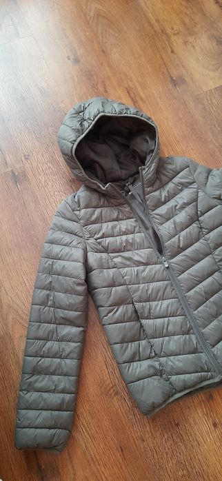 Sinsay lekka pikowana kurtka khaki XS jesień