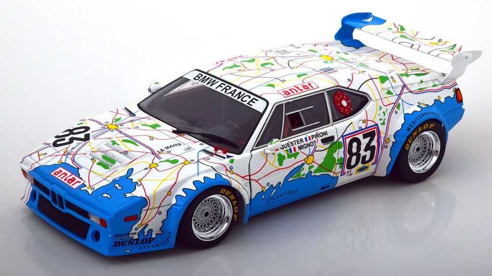 Model 1:18 Werk83 BMW M1 Procar #83 24h LeMans 1980 Pironi/Mignot