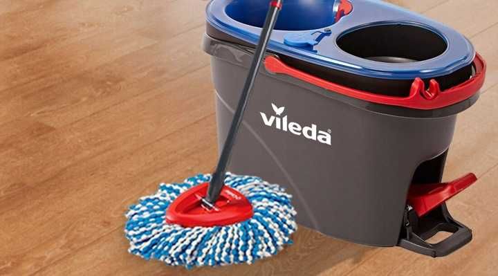 Vileda H2Pro mop obrotowy z teleskopowym kijem wiadro dwukomorowe NOWY