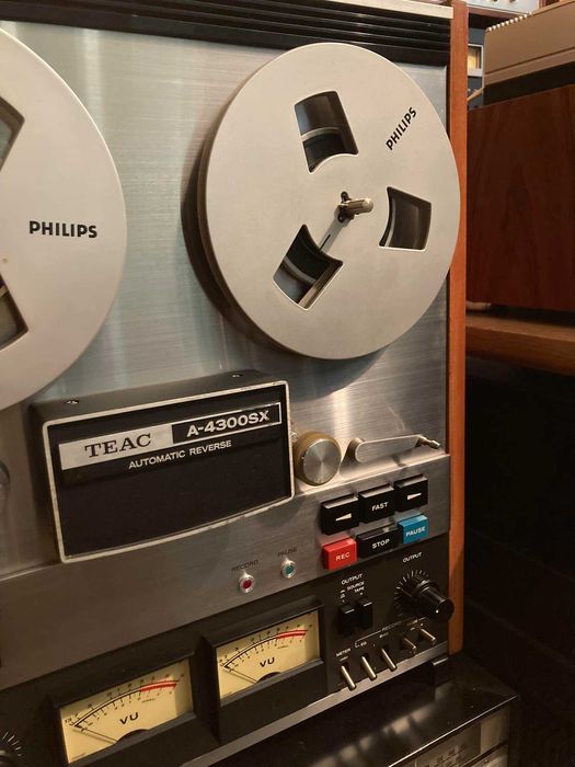 Studio Retrospekcja Teac A-4300SX po dokładnym Serwisie-Szpule-Gwar.