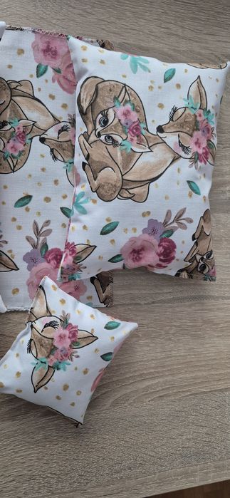 Pościel dla lalki do wózka łóżeczka kołyski Sarenki 4 elem