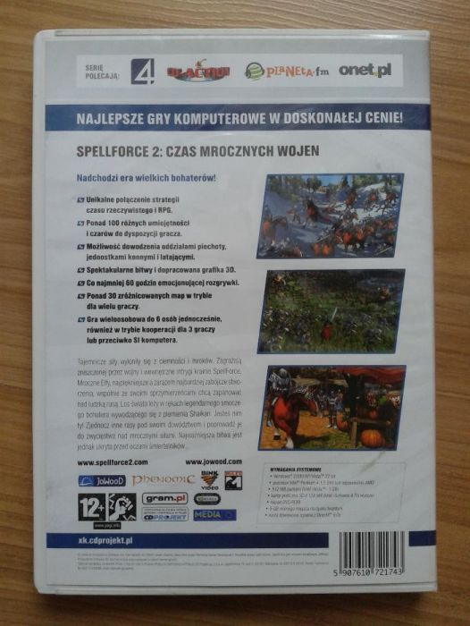 ORGINALNA - GRA - Strategiczna - SpellForce 2 czas mrocznych woje