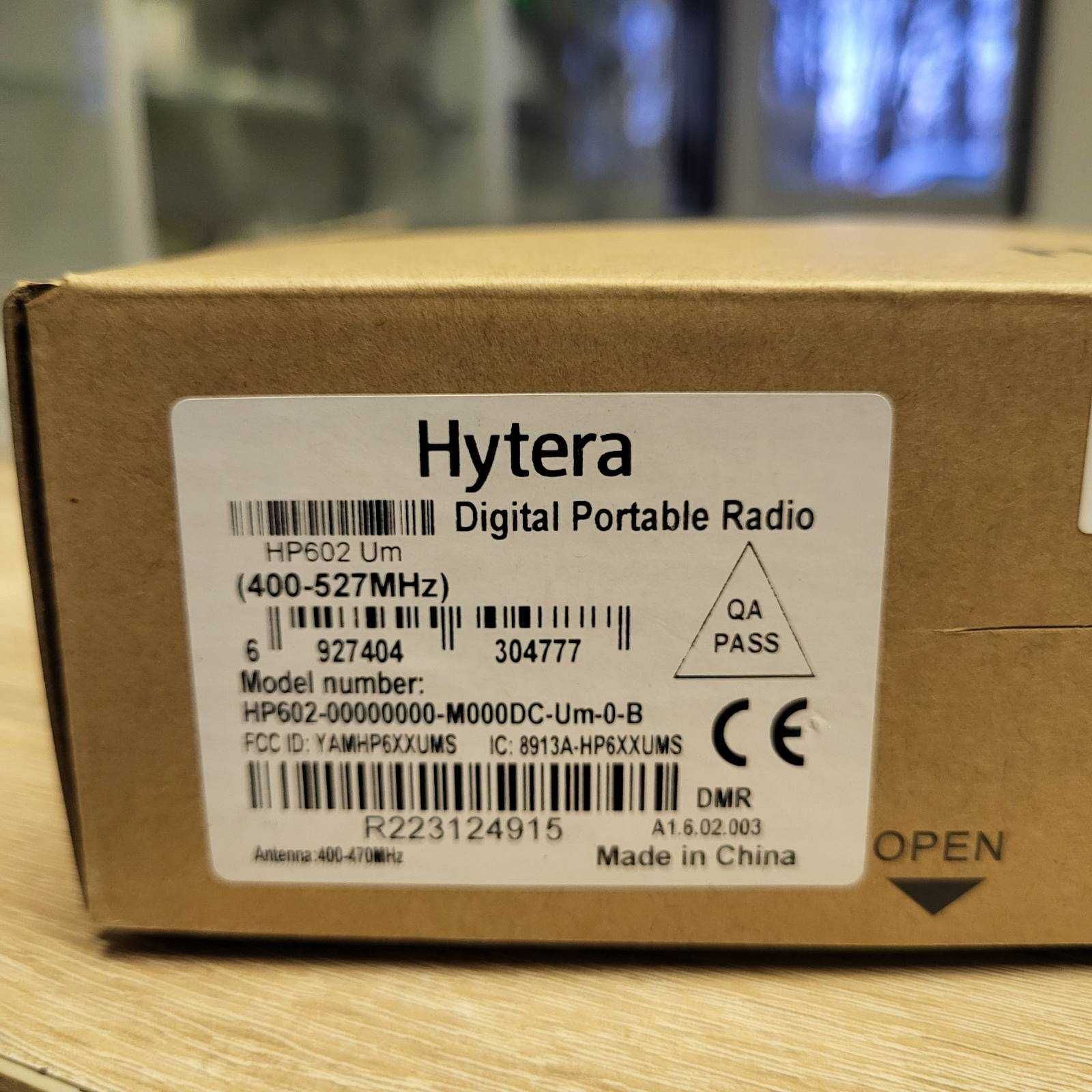 Портативна рація Hytera HP602 UM (400-527Mhz)  Новий !
