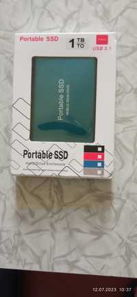 Portable SSD Диск 1 ТВ usb-3.1 type-C
