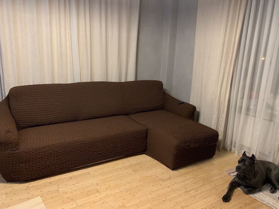 Чехол на угловой диван с выступом (правым или левым) Concordia Турция