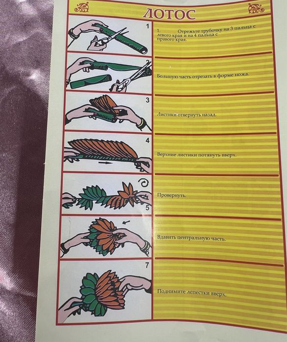 Паперове мистецтво, фігурки з паперу, інструкція