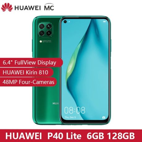 huawei P40 lite dual SIM (com google play) verde de 128 GB e 6 GB RAM