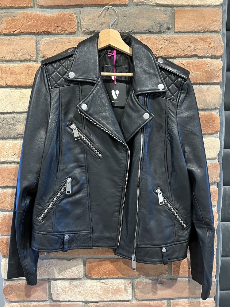 Ramoneska biker jacket skóra Very UK r. 44