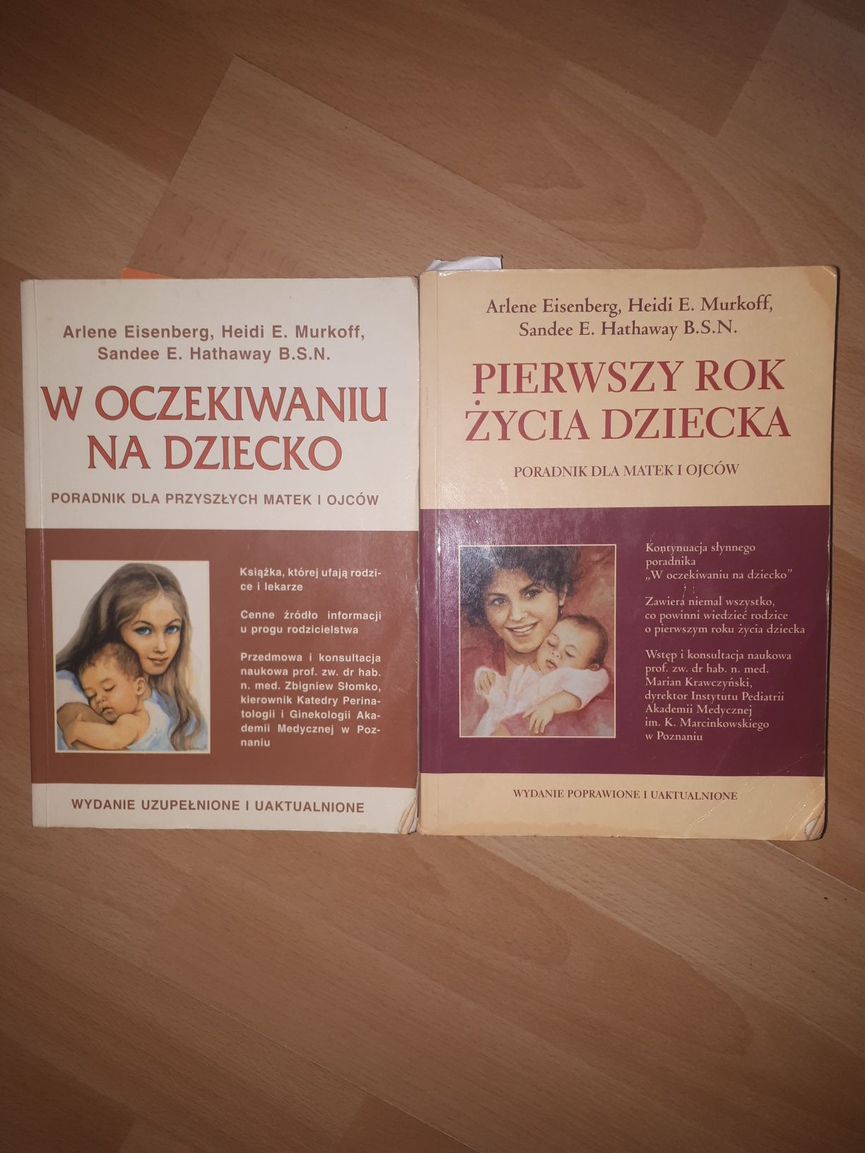 Książki W oczekiwaniu na dziecko i Pierwszy rok życia dziecka