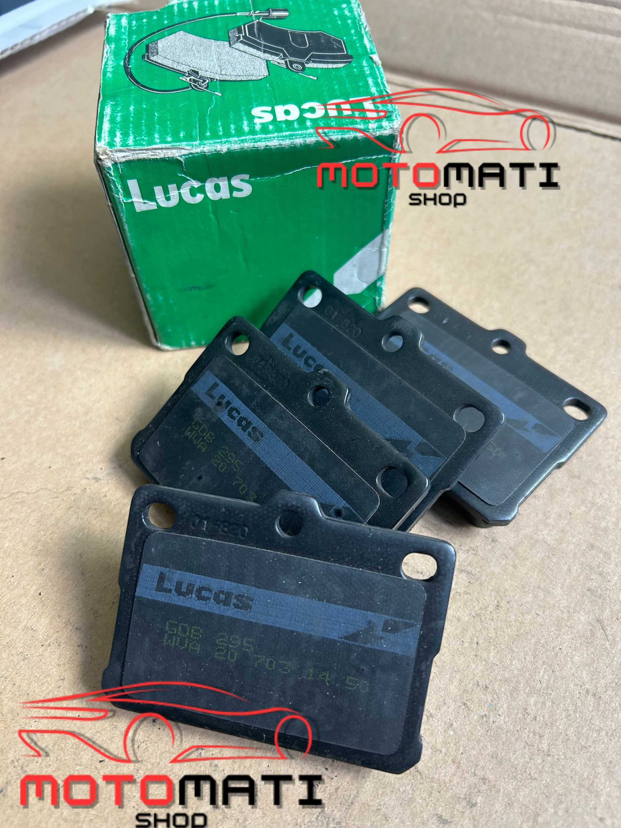 Klocki hamulcowe przód LUCAS GDB295 MITSI,TOY,HYUN