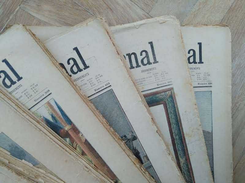 jornal: Le Petit Journal, várias edições de 1895 a 1905