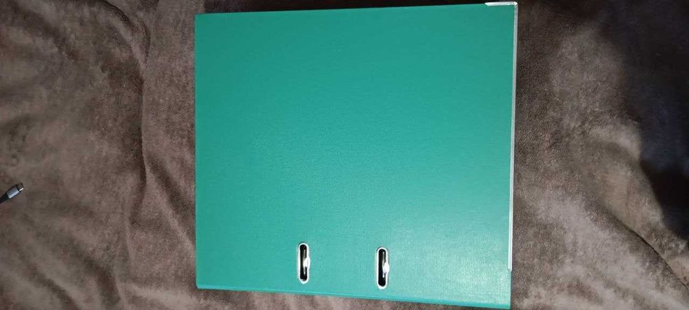 Папка для бумаг Папка реестратор зеленая для документов сегрегатор