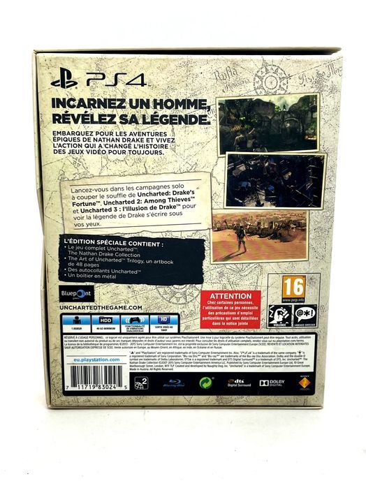 Uncharted The Nathan Drake Collection Special Edition PS4 Po Angielsku