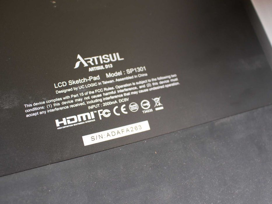 Графічний планшет-монітор Artisul D13 13.3" Full HD USB живлення