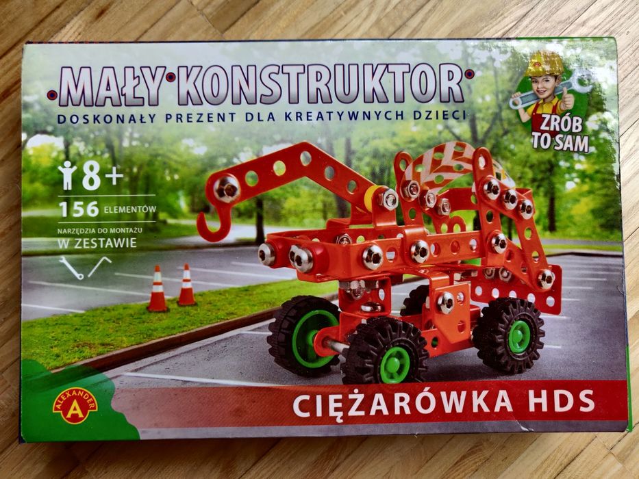 Nowy! Mały Konstruktor Ciężarówka HDS 8+