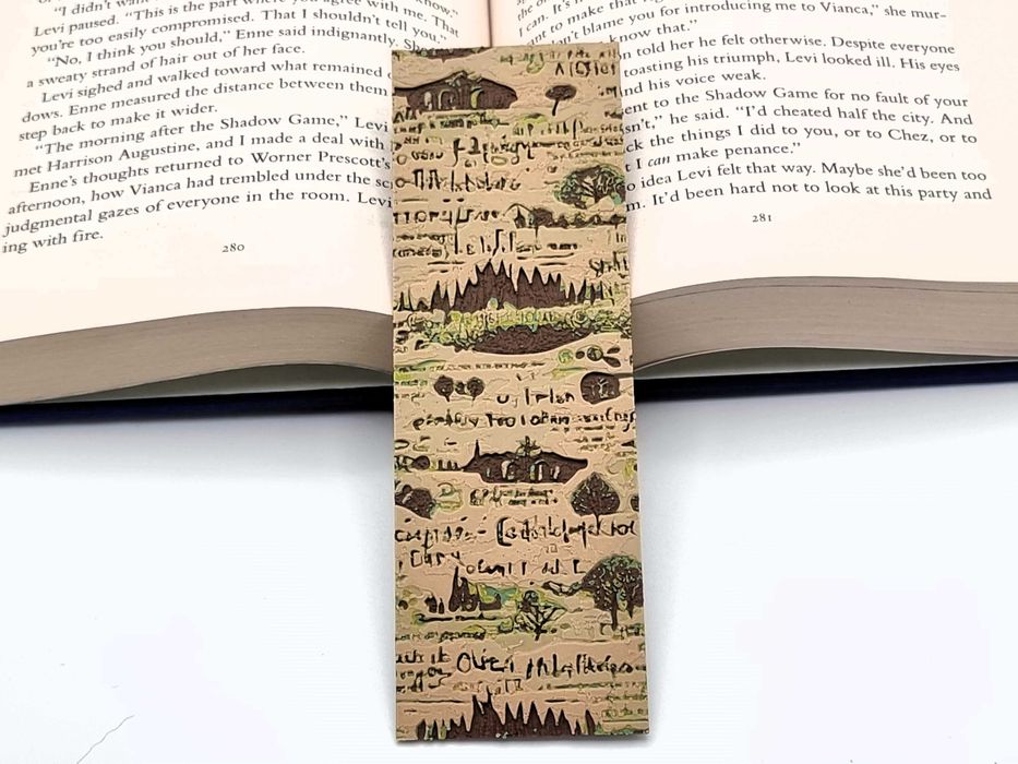 Marcador de Livros Bookmark Senhor dos Aneis 3D