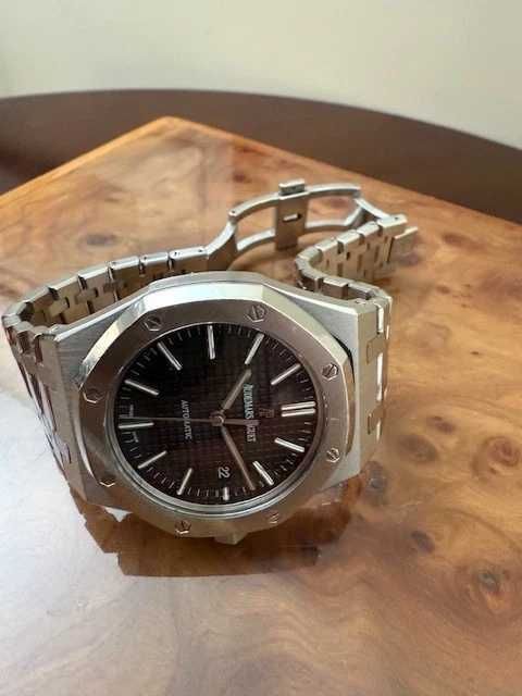 Relógio Audemars Piguet Royal Oak cinzento - 15500ST para homem