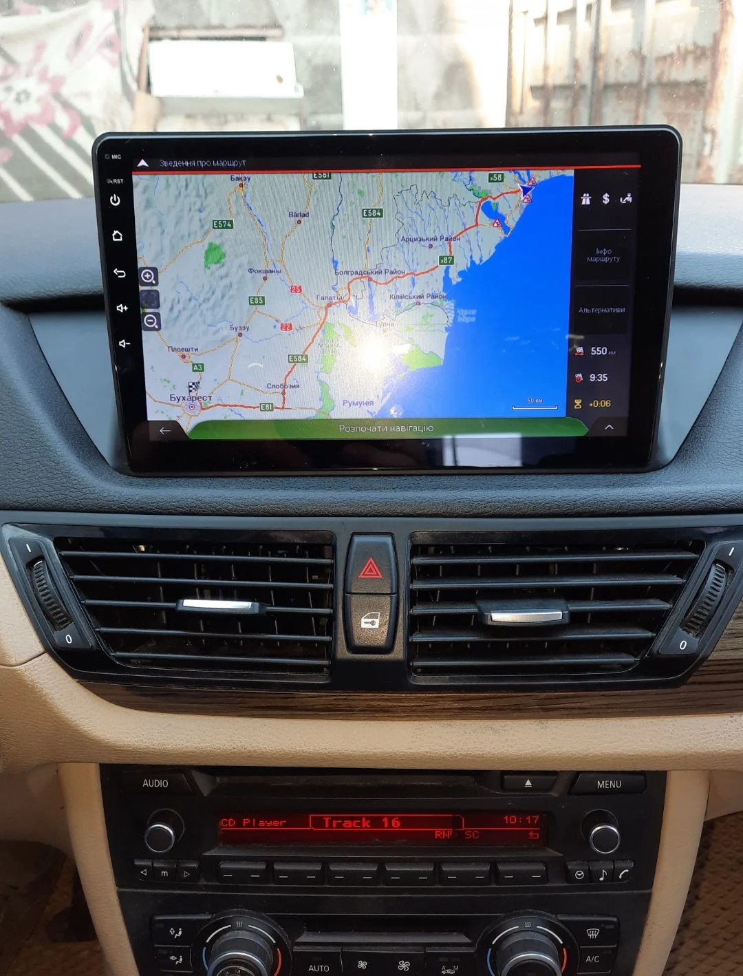 Rádio Android 13 com GPS BMW X1 E84 (Novo)