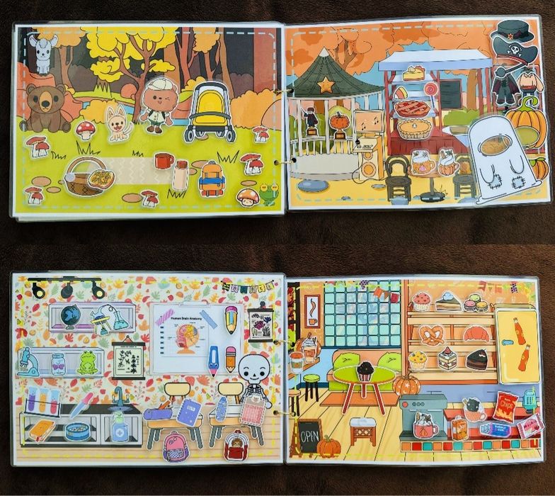 Тока бока осінь ігри на липучках toca boca