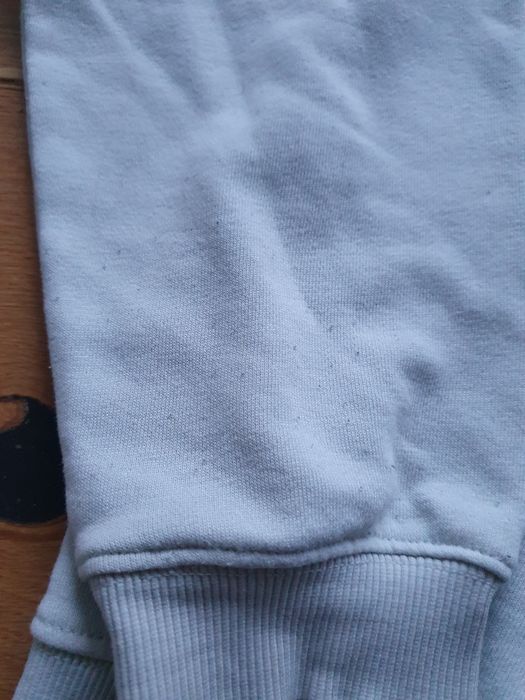 Bluza z kapturem hoodie jasna w motyle H&M 164