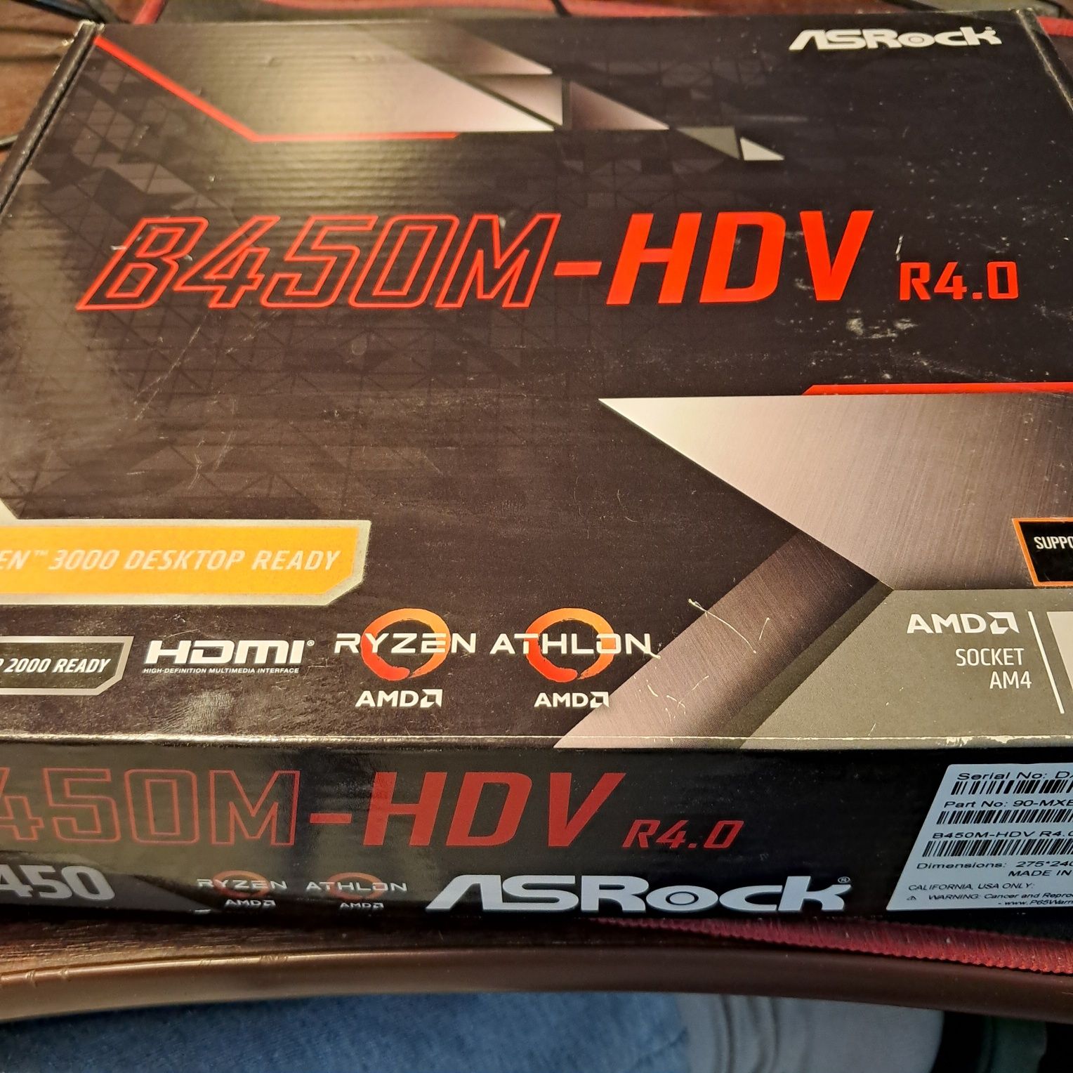 ASRock b450m hdv r4