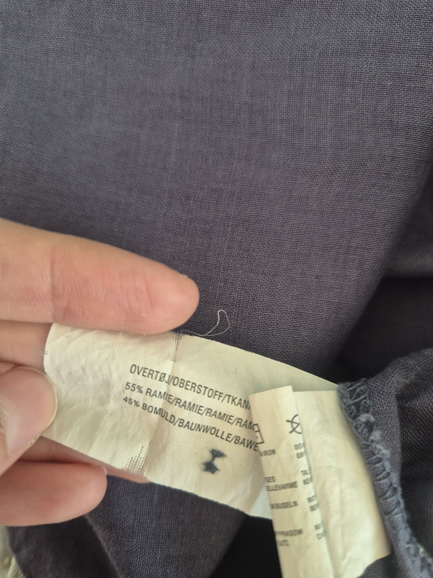 Bluzka tunika granatowa na lato przewiewna Carry 38/M