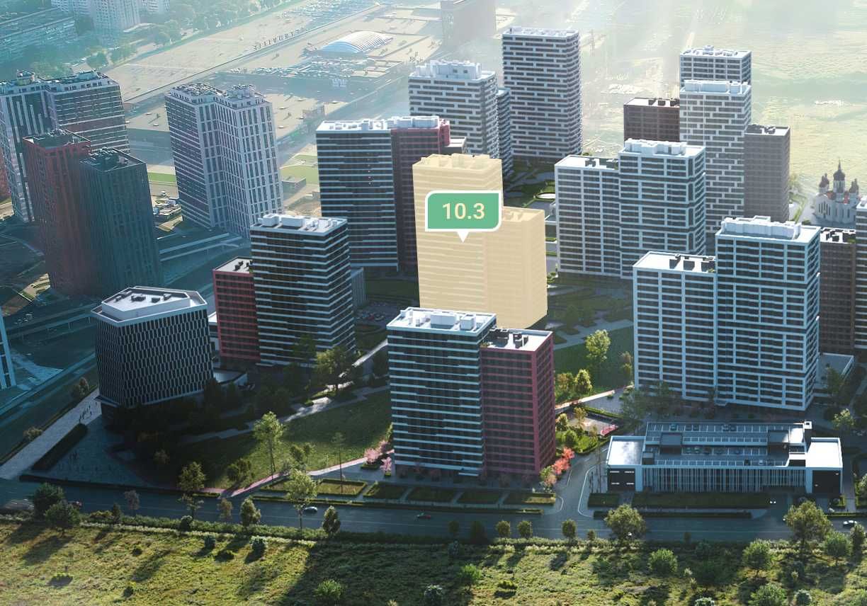 ЖК Варшавский-3. Продается 2-кімнатна квартира, дом 10.3