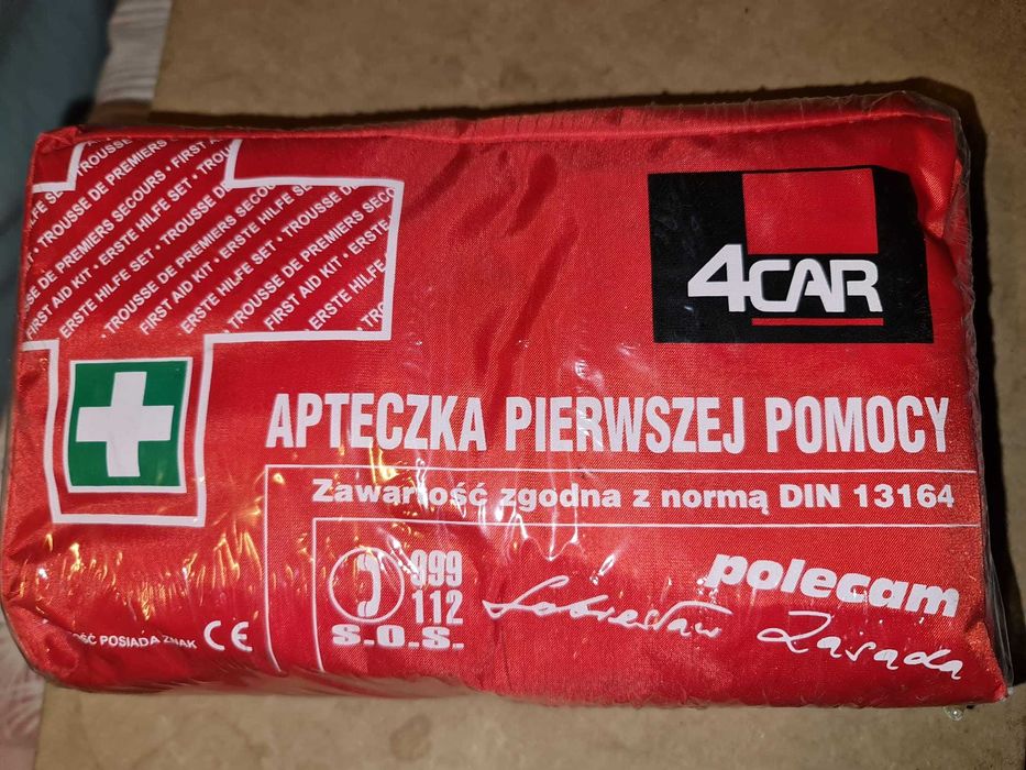 Apteczka samochodowa DIN atest EU 4CAR