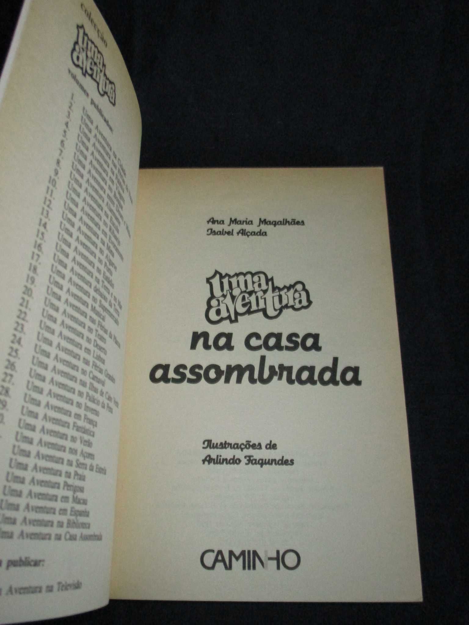 Livro Uma Aventura na Casa Assombrada 1ª edição Caminho