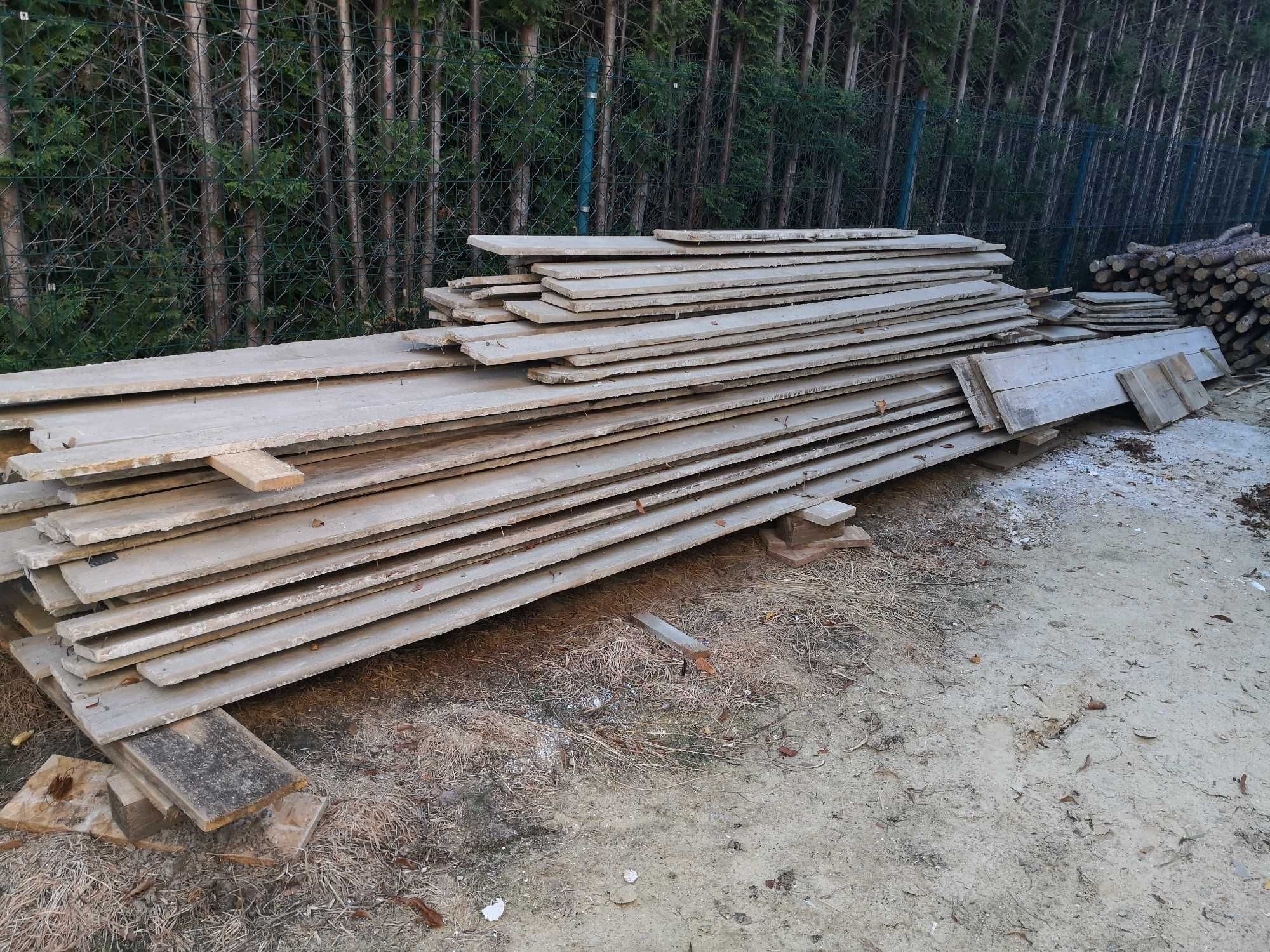 Deska 3,2cm 6,2m- krokwie 8x16 5,2m