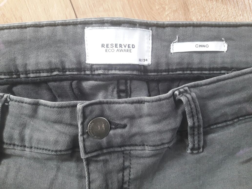 Spodnie jeansowe Reserved  32/34 Chino