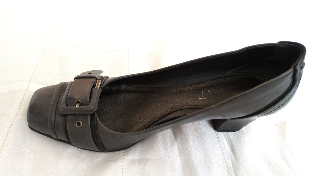 Buty damskie,skórzane,popielate,ESPRIT, R.38