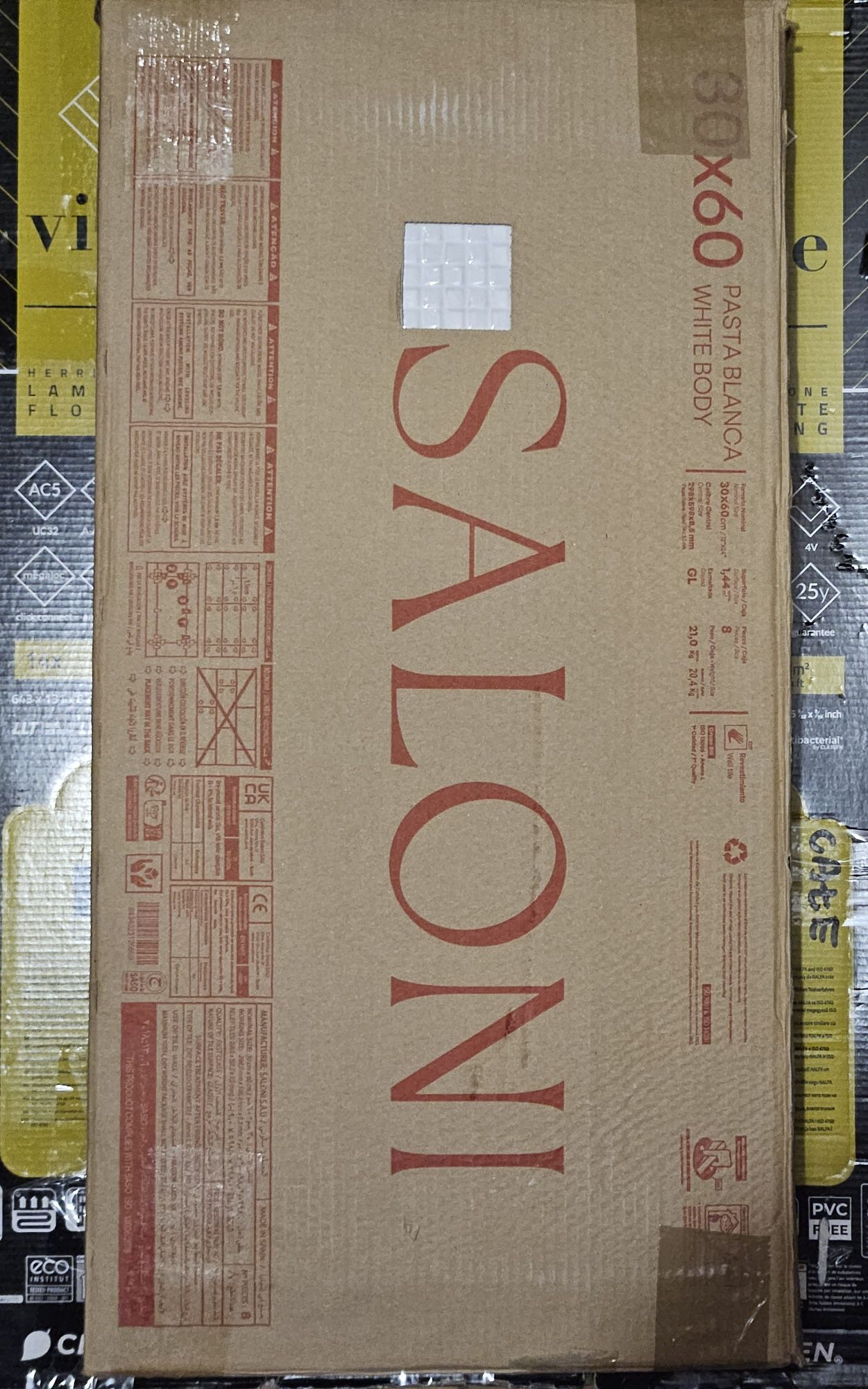 Płytki 30x60 Saloni Sedus Brillo Blanco GXB500