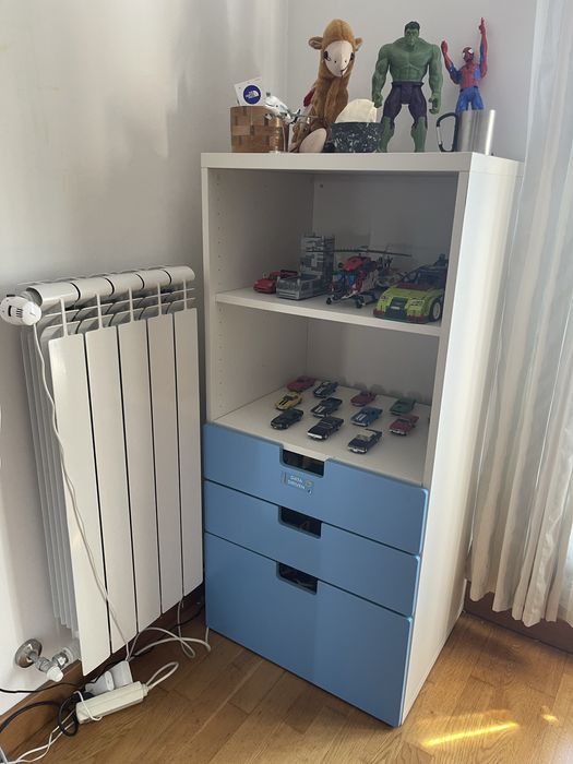 Movel ikea SMÅSTAD / PLATSA gavetas azuis