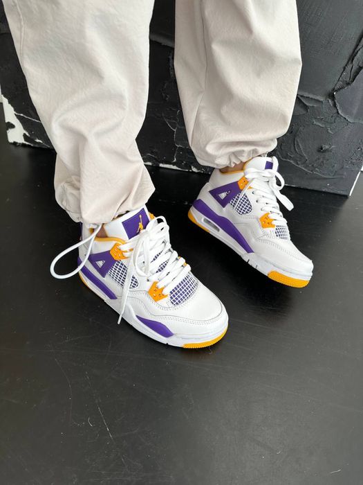 Buty Nike Air Jordan Retro 4 Lakers 36-40 damskie trampki
