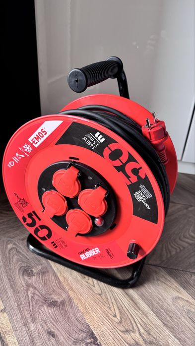 Przedłużacz bębnowy z uziemieniem Emos IP44 50m