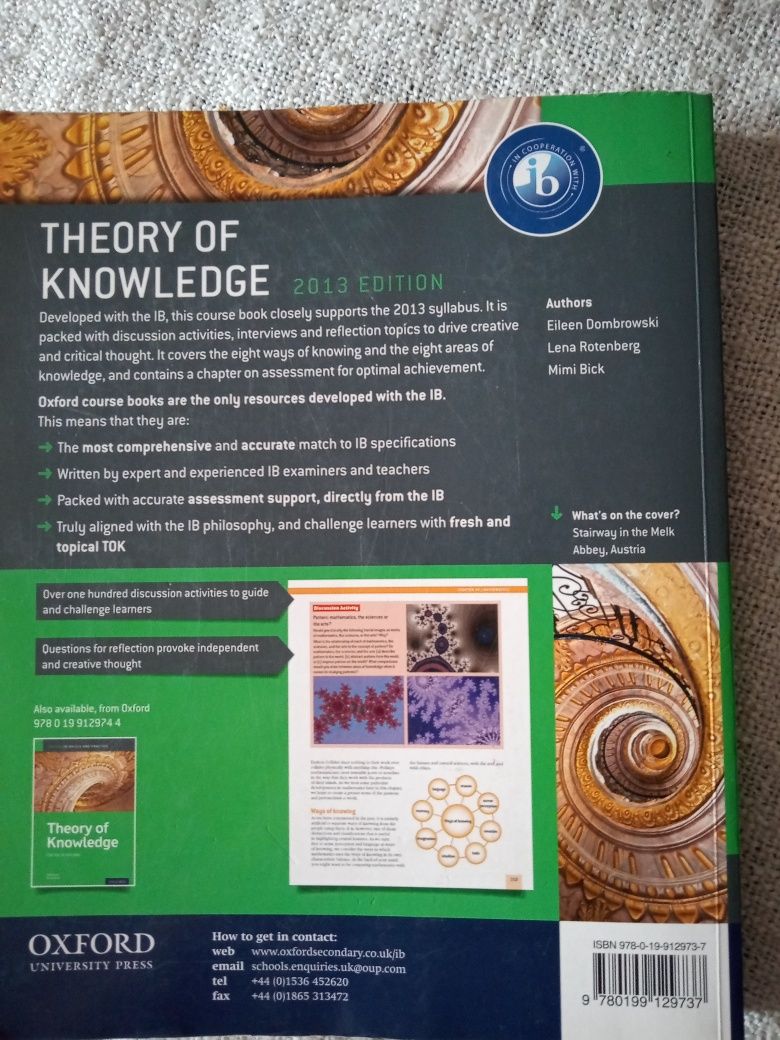 Podręcznik IB Theory od knowledge, edycja 2013
