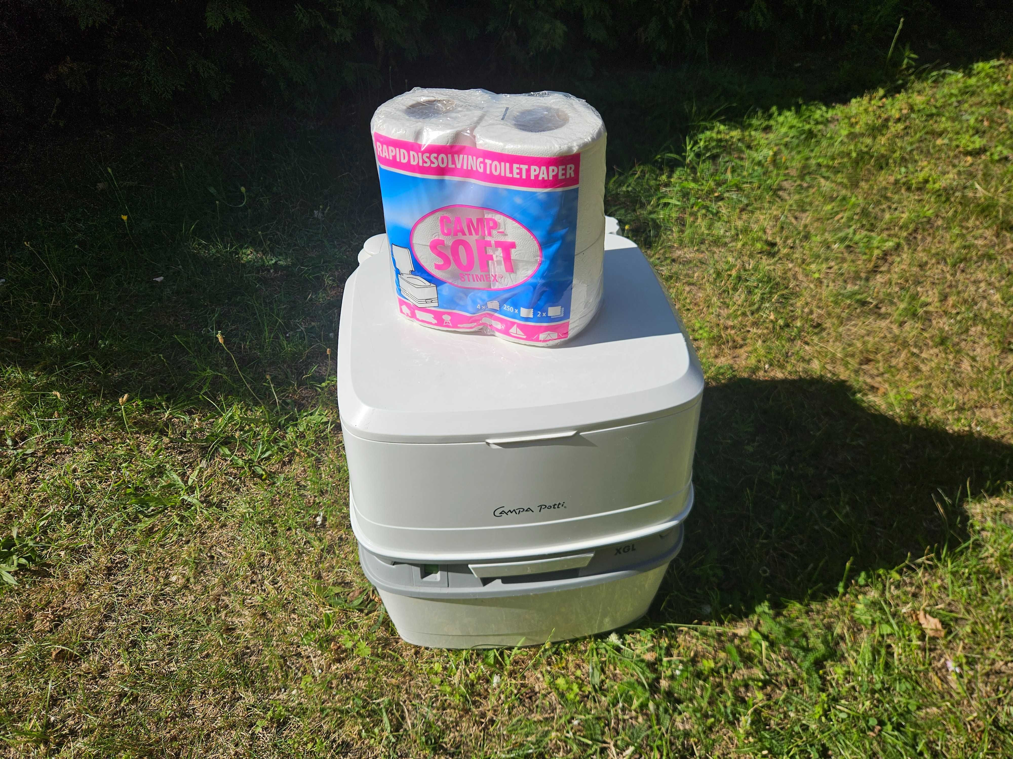Toaleta turystyczna Thetford XXL Jak nowa, Gratis Papier do Toalet