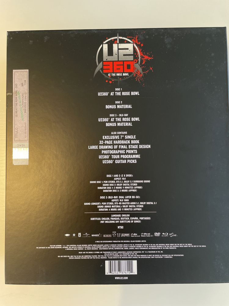 U2 Live at the Rose Bowl - Deluxe Box Set