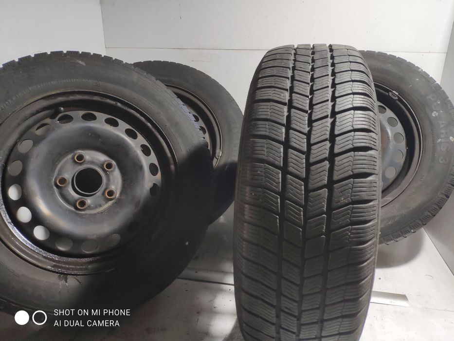 Koła opony felgi 195/65R15 BARUM zimowe komplet 4szt 5x112 VW 15 cali