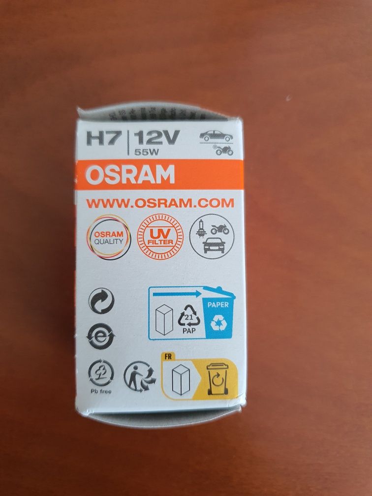 Lâmpada h7 osram original