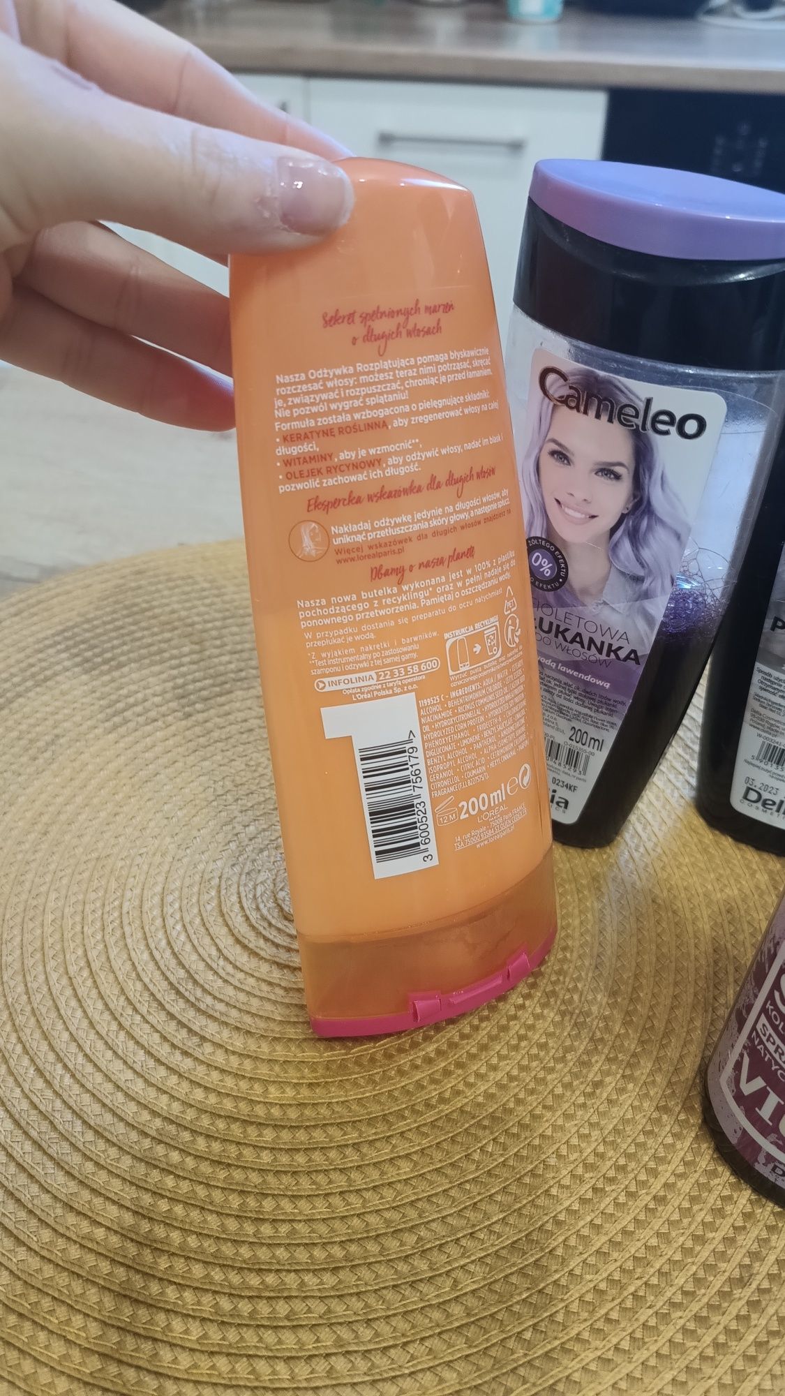 Zestaw Elseve ,Camelo płukanki do włosów blond