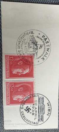 Znaczki pocztowe Adolf Hitler Reich Niemcy unikat