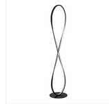 Lampa podłogowa Esme czarna LED Inspire