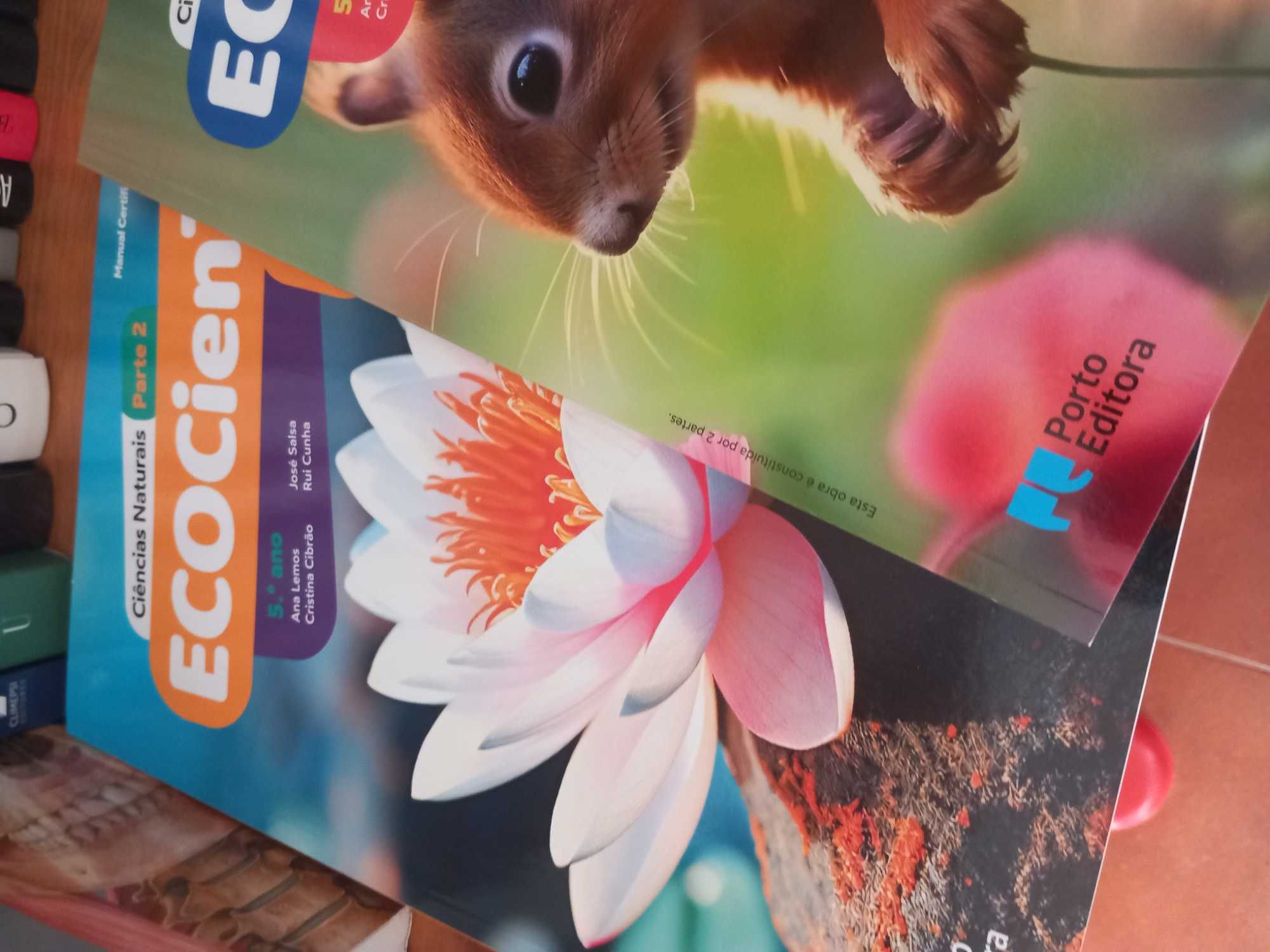 livros de ciências  de 5º ano